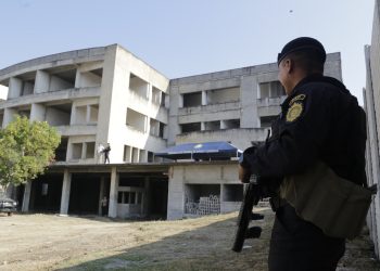Construcción de nueva sede policial. / Foto: Mingob