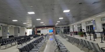 Aeropuerto Mundo Maya desarrolla trabajos de mantenimiento./Foto: DGAC.