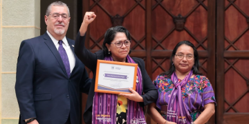 Presidente en el Día Internacional de la Mujer./Foto: Analí Camey.