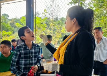 Área de Salud desarrolla jornadas preventivas en centros escolares de Ixcán./Foto: MSPAS.