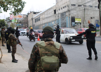 Operativos en zona 18 entre PNC y Ejército. / Foto: PNC.