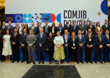Ministro Marco Antonio Villeda participa en foro iberoamericano para fortalecer políticas de justicia. / Foto: Mingob
