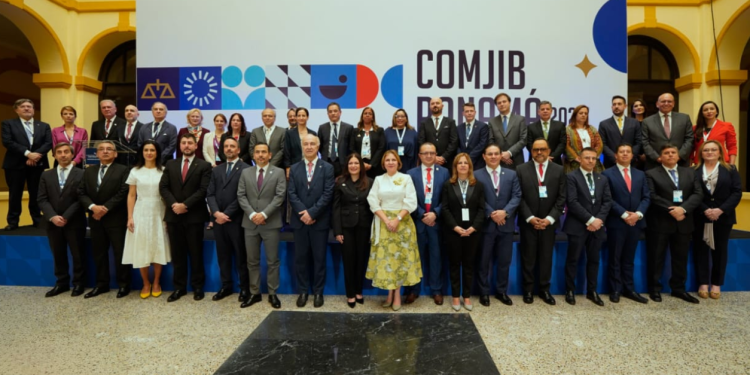 Ministro Marco Antonio Villeda participa en foro iberoamericano para fortalecer políticas de justicia. / Foto: Mingob