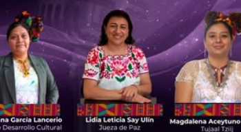 Comunidad lingüística sakapulteka promueve el diálogo en el idioma./Foto: ALMG.