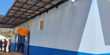 Nuevo Puesto de Salud beneficiará a más de tres mil 700 habitantes en Los Achiotes, Moyuta. (Foto: MSPAS)