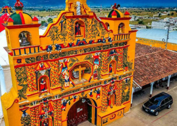Templo de San Andrés Xecul, Totonicapán./Foto: Guatemala Gt.