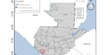 Sismo de 5.3 sacude a Guatemala./Foto: Insivumeh.