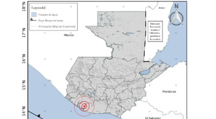 Sismo de 5.3 sacude a Guatemala./Foto: Insivumeh.