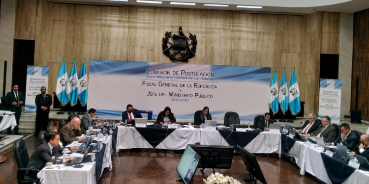 La Comisión de Postulación para integrar la nómina de candidatos a Fiscal General de la República y jefe del Ministerio Público, 2026-2030