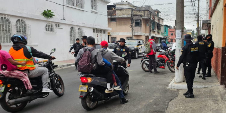 PNC mantiene los operativos de seguridad en el Barrio El Gallito