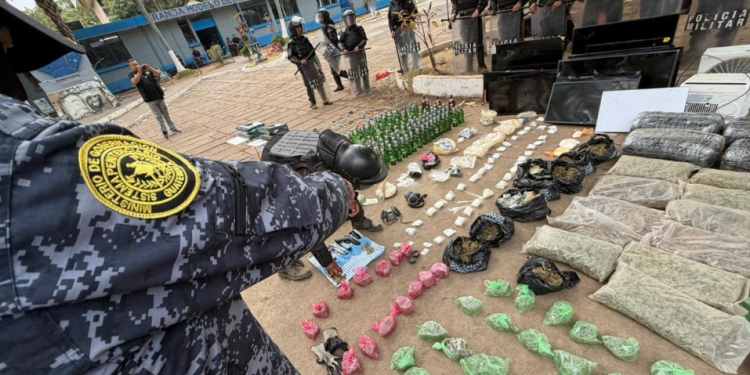 Requisa en Granja Canadá da como resultado incautación de armas de fuego y droga