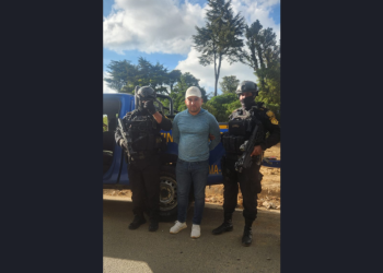 Wilmer Alexander Hernández Cano, alias El 7, quien es requerido por la justicia de Estados Unidos por delitos relacionados con el narcotráfico. / Foto: PNC