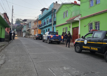 PNC efectúa allanamientos. / Foto: PNC