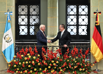 Guatemala y Alemania desarrollaron reunión bilateral./Foto: Byron de la Cruz.