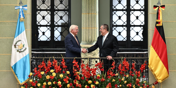 Guatemala y Alemania desarrollaron reunión bilateral./Foto: Byron de la Cruz.