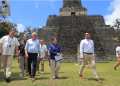 Presidente de Alemania concluye su visita oficial en el Parque Nacional Tikal