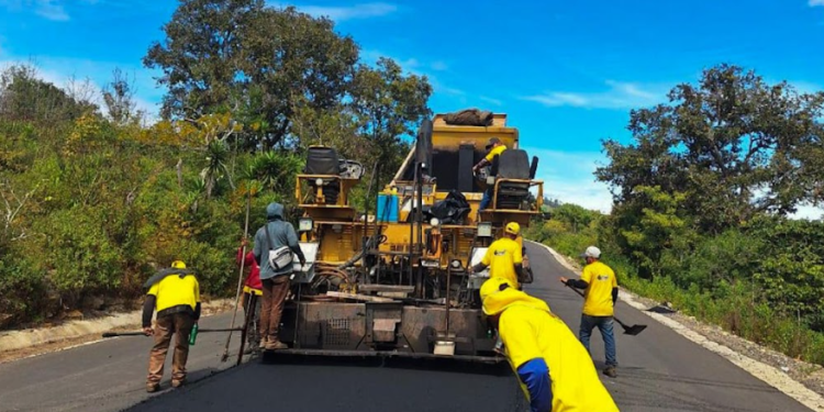 Libramiento de Jalapa se acerca a su finalización./Foto: CIV.
