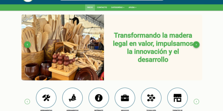 Inab presentó la plataforma digital ForestMarketGT. / Foto: Inab.