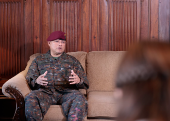 Ministro de la Defensa Henry Saenz. / Foto: Analí Camey