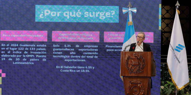 Viceministra de Desarrollo de la Micro, Pequeña y Mediana Empresa, Elizabeth Ugalde, en el lanzamiento del FIT. / Foto: Gilber García.