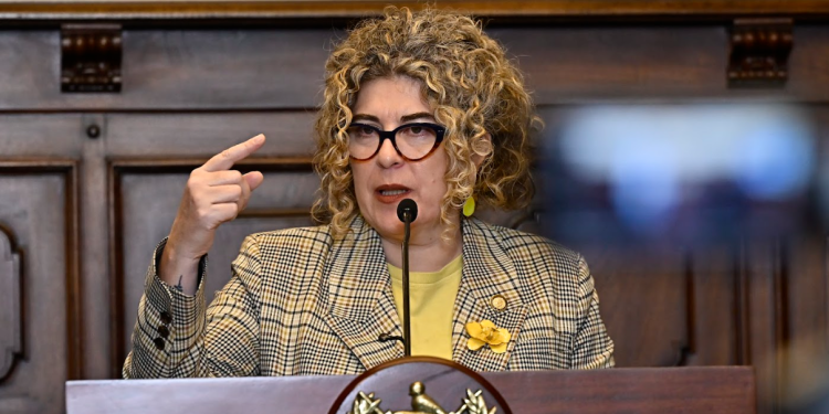 Ministra de Economía, Gabriela García.