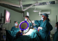 Hospital Regional de Occidente llevó a cabo una cirugía oncológica video laparoscópica. (Foto: MSPAS)
