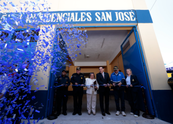 Inauguran subestación de la PNC en San José Pinula. / Foto: Alex Jacinto.