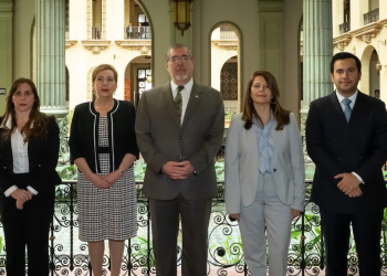 Presidente Bernardo Arévalo se reúne con representantes de la OEA