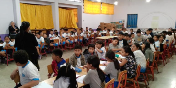 Fortalecen el idioma Poqomam en la niñez de Chinautla. (Foto: MCD)