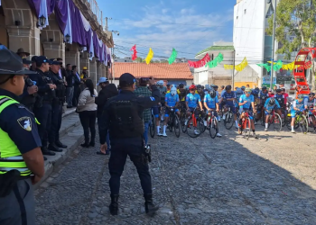 Provial brinda seguridad a ciclistas y público en la 15 edición de la Vuelta al Altiplano de San Marcos 2026. (Foto: Provial)