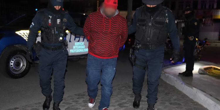 Cuarto capturado con fines de extradición del 2026, Inmer "M", de 39 años, solicitado por Estados Unidos por delitos sexuales. / Foto: PNC.