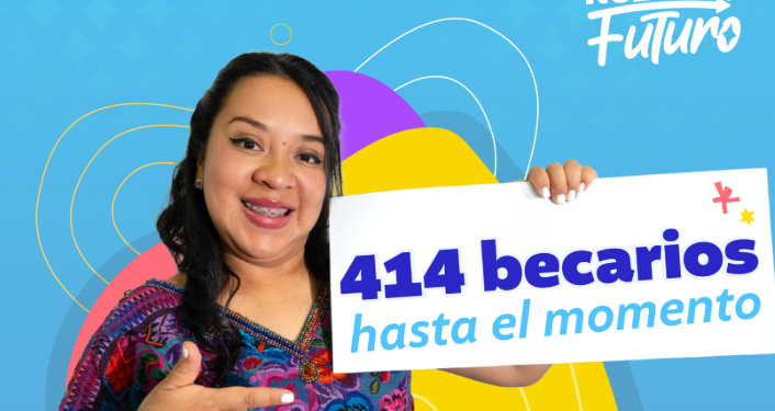 Becas por Nuestro Futuro ha otorgado más de 400 becas. / Foto: Segeplan.