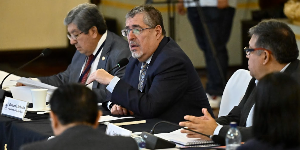 Presidente Bernardo Arévalo en el Conadur.