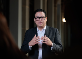 Julio Flores, Comisionado Contra la Corrupción. / Foto: Analí Camey