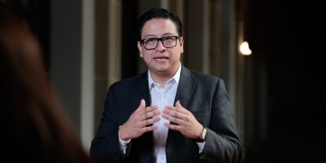 Julio Flores, Comisionado Contra la Corrupción. / Foto: Analí Camey