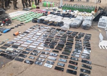 Requisa en Granja Canadá el pasado 11 de marzo. / Foto: PNC.