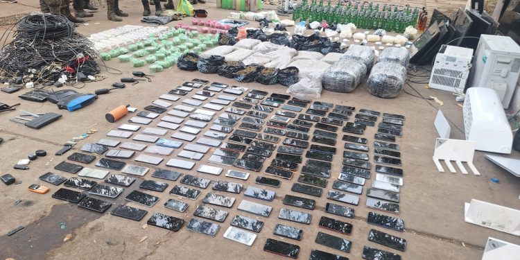 Requisa en Granja Canadá el pasado 11 de marzo. / Foto: PNC.