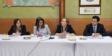 Delegados de la Misión Especial de la OEA en Guatemala. / Foto: @OEA_oficial.