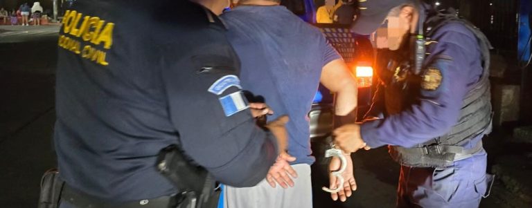 Captura de un hombre por otros delitos. / Foto: Archivo PNC