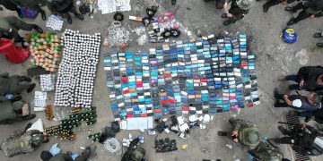 Objetos localizados en requisa de Pavón. Foto: SP