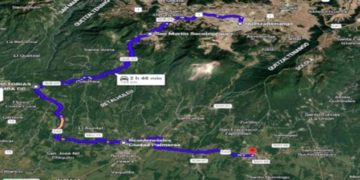 Ruta alterna que recomienda el CIV para transporte de carga mientras se restablece el paso vial por el paso provisional en la ruta Cito-180.