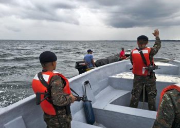 Perdonal de Dipesca, del MAGA, reforzó la vigilancia sobre cumplimiento de veda de pesca de langosta en el Caribe.