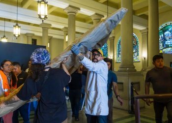 Retiran últimas obras que permanecían en el Museo de Arte Colonial. / Foto: MCD.