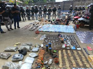 Hallazgos durante requisa focalizada. / Foto: SP