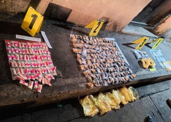 Las autoridades aseguraron las drogas. / Foto: PNC.