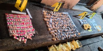 Las autoridades aseguraron las drogas. / Foto: PNC.