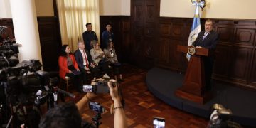 Presidente Bernardo Arévalo durante La Ronda. / Foto: Dickens Zamora