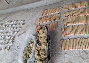 Drogas decomisadas durante la requisa. / Foto: PNC.