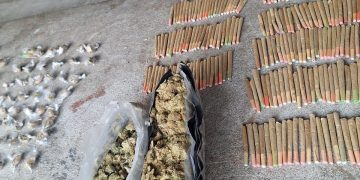 Drogas decomisadas durante la requisa. / Foto: PNC.