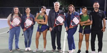 Inauguran canchas de tenis en el Campo Marte./Foto: MCD.